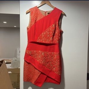 BCBG RED COCKTAIL DRESS
